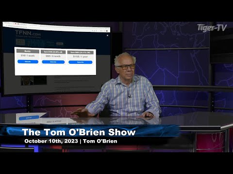 October 10th, Tom O'Brien Show on TFNN - 2023