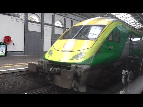 Onboard a 22000 Class Commuter Train departing Heuston Station