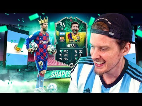 WE PACKED 96 MESSI! 96 SHAPESHIFTER MESSI PLAYER REVIEW! FIFA 20 Ultimate Team