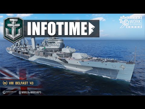 BELFAST 43, ein OP Schiff auf Stufe 8? - World of Warships | [Info] [Deutsch] [60fps]