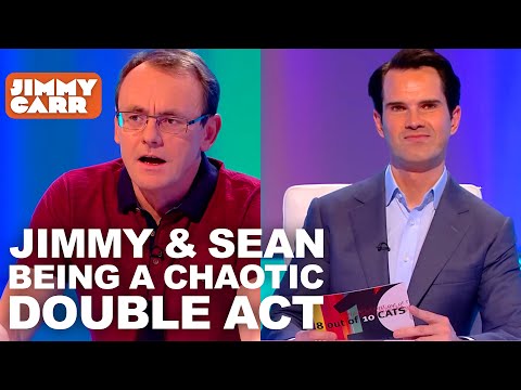 Just Jimmy Carr & Sean Lock Being a Chaotic Double Act | 8 Out of 10 Cats
