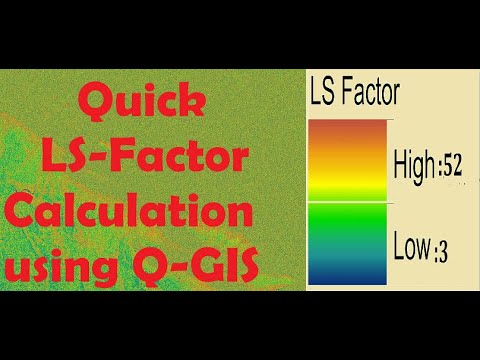 Quick LS-factor calculation using Q-GIS