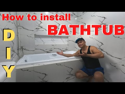 PAANO MAGKABIT NG BATHTUB | HOW TO INSTALL BATHTUB STEP BY STEP