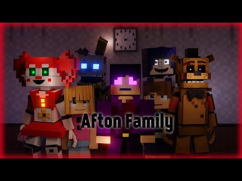 "Afton Family" | FNAF Minecraft Animation Music Video (Song By KryFuze)