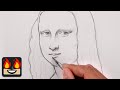 How To Draw The Mona Lisa Sketch Tutorial