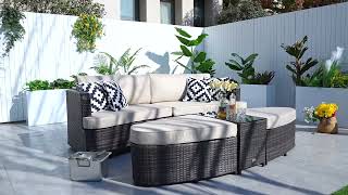 ☀️ A must-have beach holiday! Free splicing bed, enjoy the sun and comfortable life 🌴