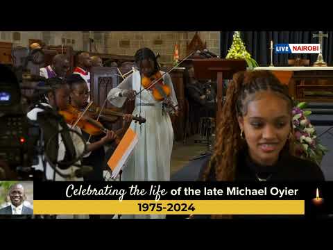 Michael Oyier's daughters  wow mourners with their EXEMPLARY musical skills