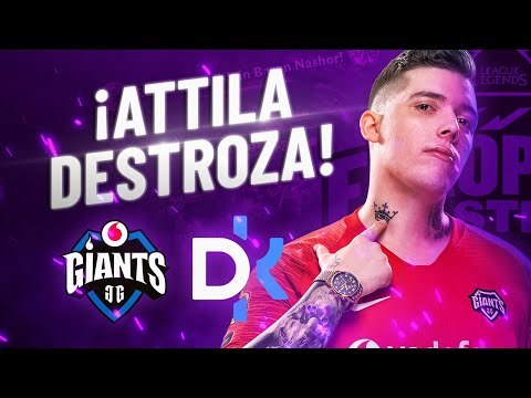 ATTILA DESTROZA con SENNA en EUROPA - Vodafone Giants vs Defuse Kids - Grupos EU Masters