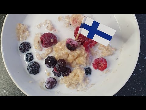How to make Finnish Oatmeal - a porridge called kaurapuuro