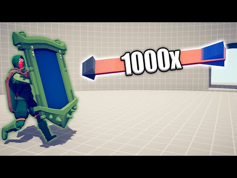 ROBIN HOOD MIRROR SHIELD vs 1000x OP UNITS - TABS | Totally Accurate Battle Simulator 2025