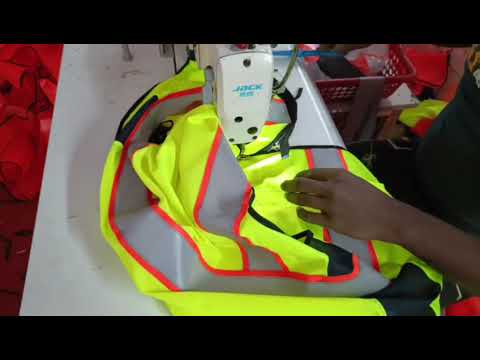 Green Honer Polyester Reflective Safety Vest Jacket