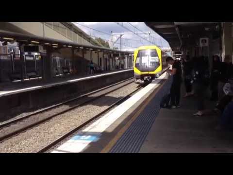 Sydney Trains Millennium M16 Arrives at Cabramatta
