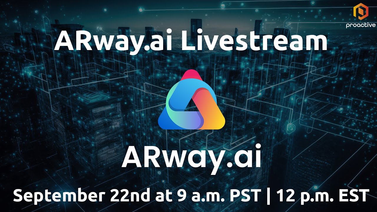 Proactive Presents a Livestream Event with ARway.ai