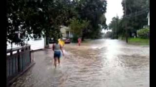 preview picture of video 'Huracane Irene Flooding In Port Jervis NY'