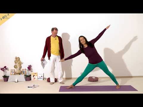 Erweiterte Dreieckshaltung - gedehnte Dreiecks-Stellung - Yoga Asana Lexikon