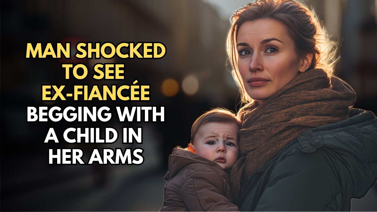 MAN SHOCKED TO SEE EX-FIANCÉE BEGGING WITH A CHILD IN HER ARMS