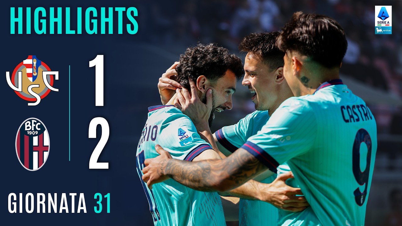 ITALIANO Affonda GIAMPAOLO allo Zini | CREMONESE-BOLOGNA 1-2 | HIGHLIGHTS | SERIE A ENILIVE 2025/26
