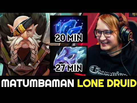 MATUMBAMAN Lone Druid is back with Moon Shard Build & Aghanim shard 7.28 Dota 2