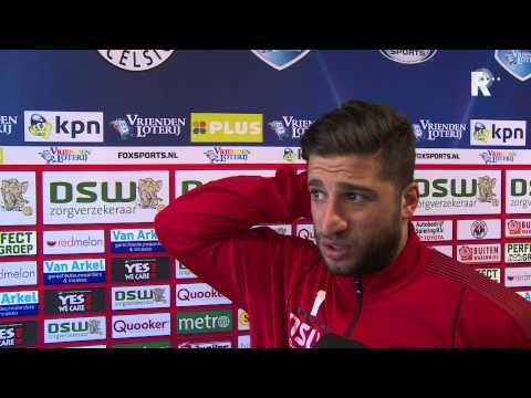 Ninos Gouriye na afloop van Excelsior - ADO Den Haag