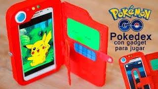 POKEDEX phone case with cardboard POKEMON GO pokem