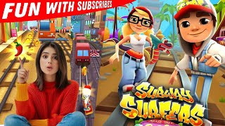 Legend Girl Gameplay of Subway surfers live | Subway surfers Girl Gamer๐๐ช๐๐ปโโ๏ธ#subwaysurfers #games