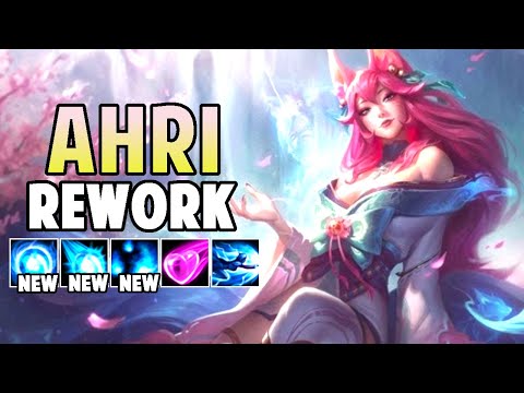 AHRI REWORK Preview - Ahri Gameplay Changes Patch 10.18 (League of Legends)