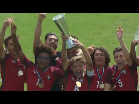 Watch the Portugal 2-0 victory against Slovenia in the 🏆#CU15 final