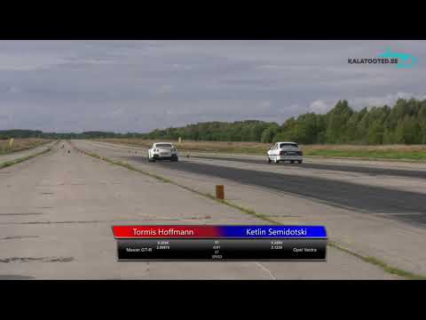 Tormis Hoffmann - Nissan GT-R vs Ketlin Semidotski - Opel Vectra. Dragrace@EDRAfinals2019