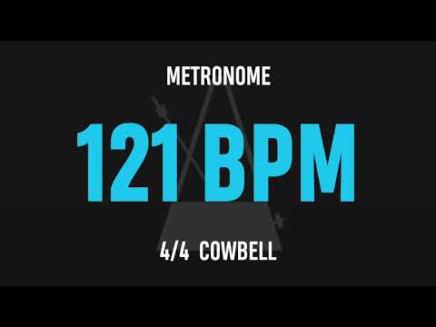 121 BPM 4/4 - Best Metronome (Cowbell)