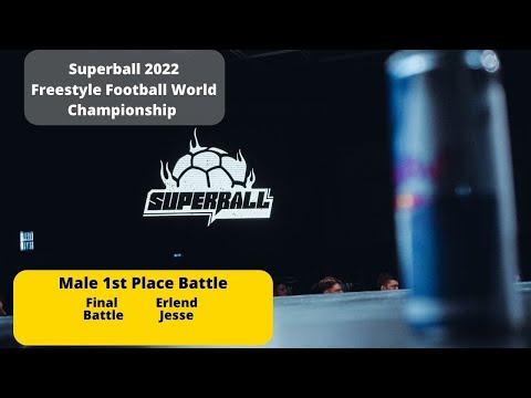 Superball 2022 - Erlend VS Jesse - Male 1st Place Battle (Freestyle Football World Championship)