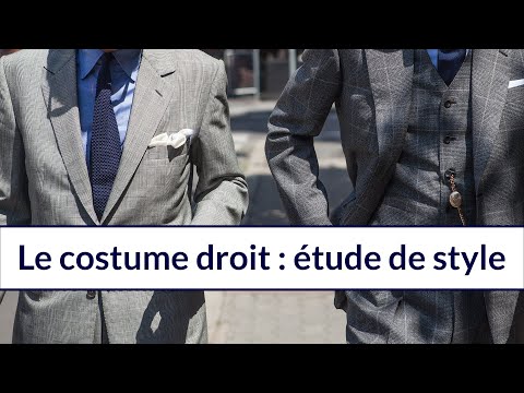 Le Costume Droit : Etude de Style