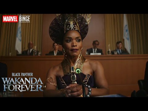 Queen Ramonda at United Nations [Hindi] | Black Panther Wakanda Forever