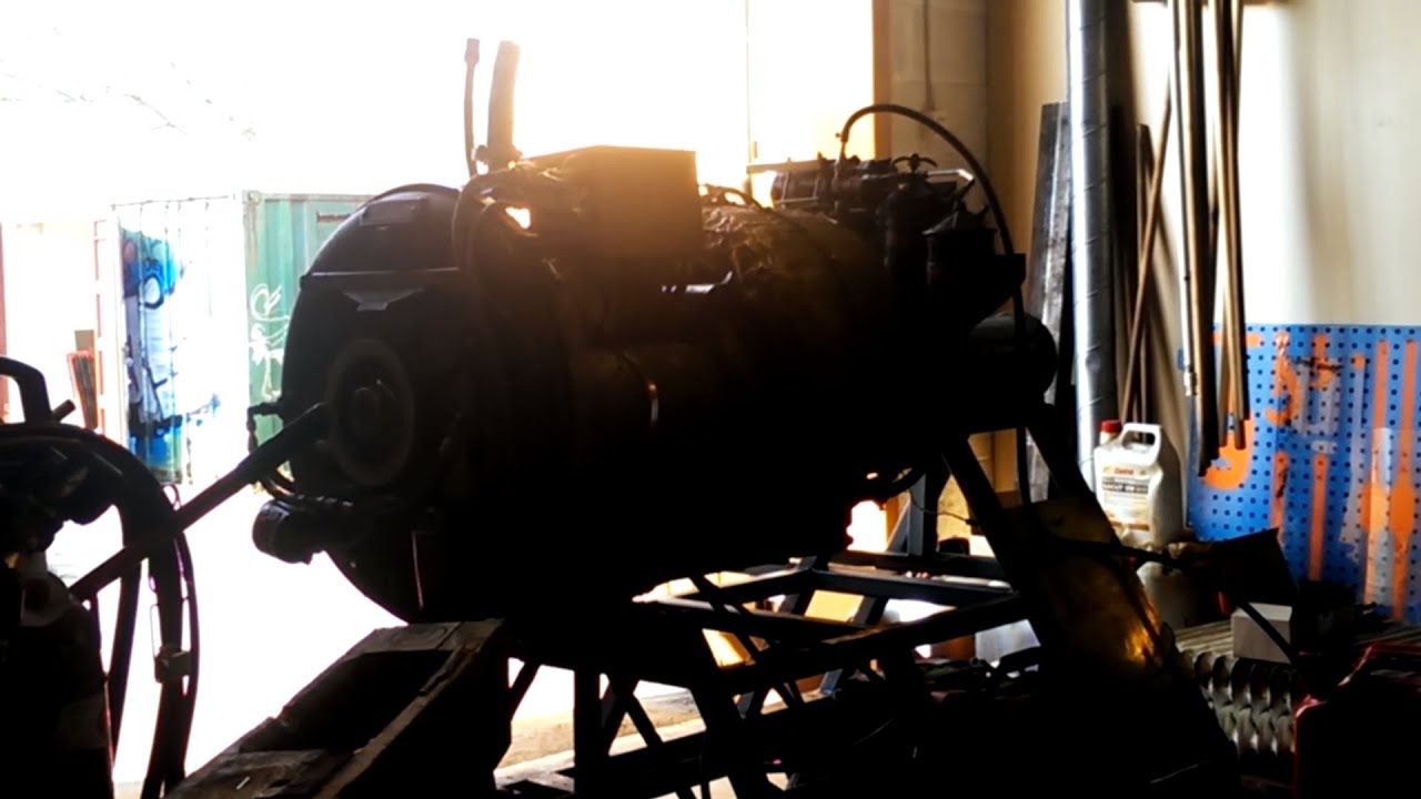 Boeing 502 - 10MA Gas Turbine Running, Swedish S-Tank (Strv 103A)