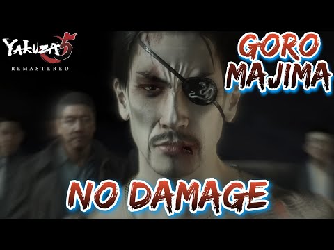 Yakuza 5 Remastered - Goro Majima - No Damage (Legend, NG+, No EQ)
