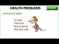 5. Sınıf  İngilizce Dersi  Expressing illnesses, needs and feelings English Vocabulary about common health problems / health issues.We start with different expressions that can be used to ask ... konu anlatım videosunu izle