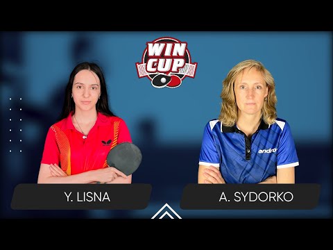 15:00 Yaroslava Lisna - Anzhela Sydorko West 3 WIN CUP 11.12.2023 | TABLE TENNIS WINCUP