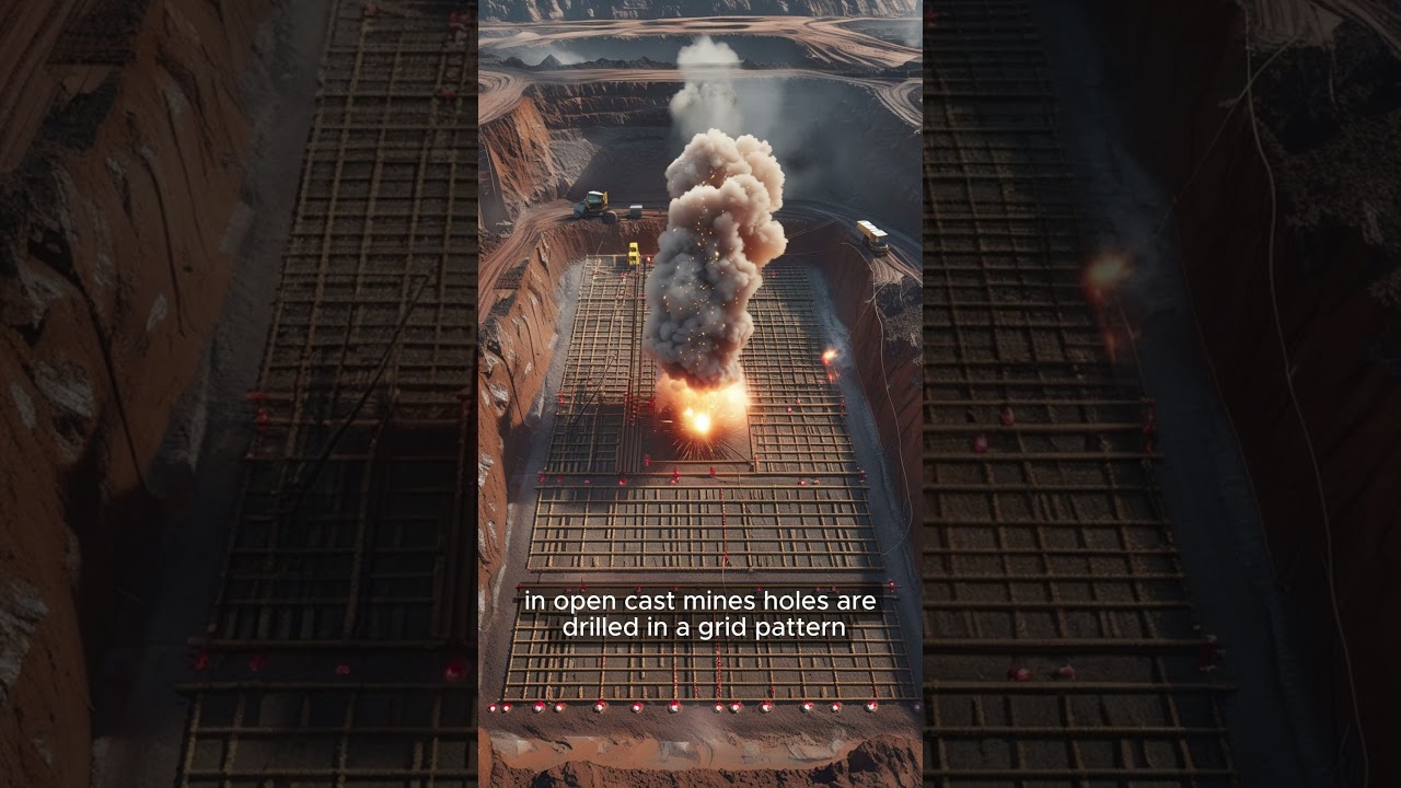 Blasting Process in Mining 💣 | Opencast & Underground Coal Mines Explained (2025)