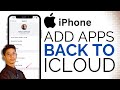 How to Add Apps to iCloud Storage