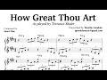 Terrance Shider How Great Thou Art Transcription
