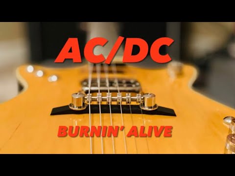 AC/DC Burnin' Alive (Malcolm Young Guitar Lesson)