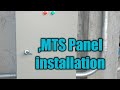 MTS Panel. Finish installation.