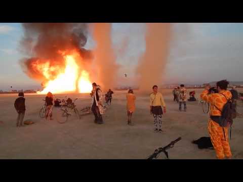 Burning Man 2016 Pyramids Catacomb FireNados