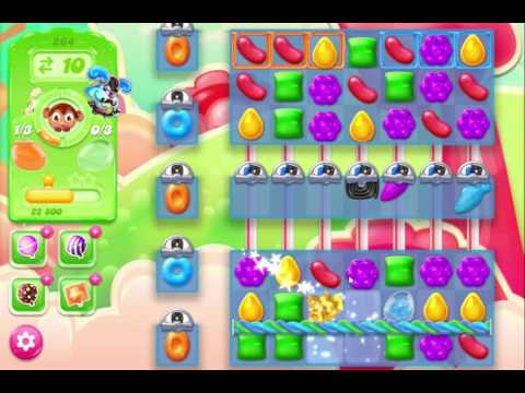 Candy Crush Jelly Saga Level 264 Collect more Monklings than Liquorice Larry