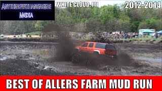 preview picture of video 'BEST OF ALLERS FARM MUD RUN MUD BOG AT WHITE CLOUD MICHIGAN'