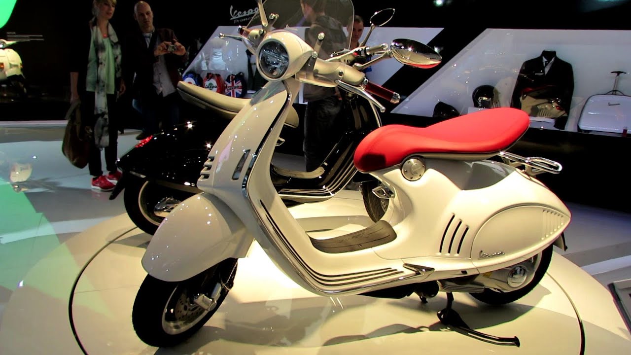 2014 Vespa 946 Scooter Walkaround - 2013 EICMA Milano Motorcycle Exhibition