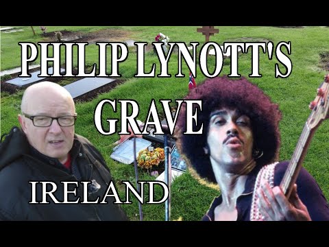 PHILIP LYNOTT'S GRAVE | THIN LIZZY SINGER | DUBLIN IRELAND GRAVES