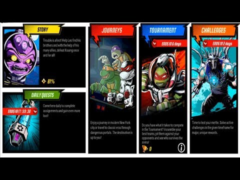 Teenage Mutant Ninja Turtles: Legends. Update X