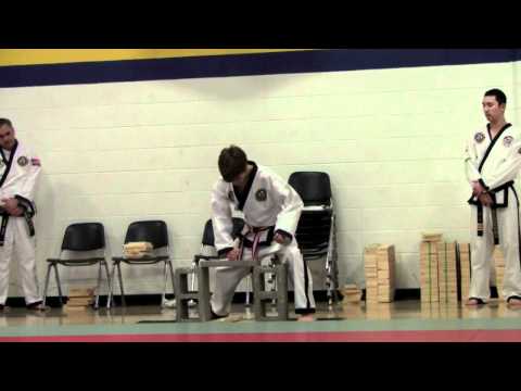 2011-12-03 Black Belt Test Brick Breaks