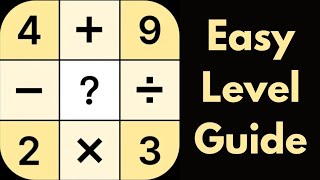 Cross Math Game | Math Game | Easy Level Gameplay #1