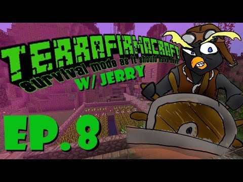 TerraFirmaCraft Introduction w/ Jerry - Episode 8 - Sheep, Beds and Forges!